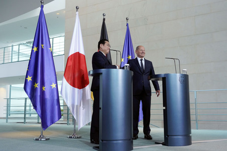Empfang des Premierministers von Japan in Berlin