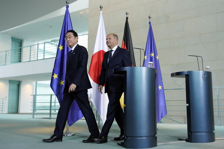 Empfang des Premierministers von Japan in Berlin