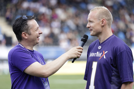 American Football-Spiel Frankfurt Galaxy vs. Cologne Centurions in Frankfurt