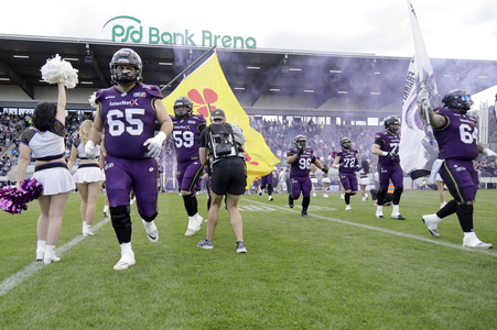 American Football-Spiel Frankfurt Galaxy vs. Cologne Centurions in Frankfurt
