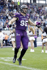 American Football-Spiel Frankfurt Galaxy vs. Cologne Centurions in Frankfurt
