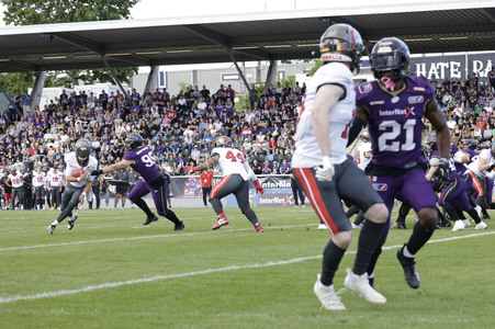 American Football-Spiel Frankfurt Galaxy vs. Cologne Centurions in Frankfurt