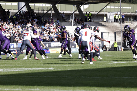 American Football-Spiel Frankfurt Galaxy vs. Cologne Centurions in Frankfurt