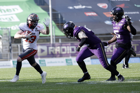American Football-Spiel Frankfurt Galaxy vs. Cologne Centurions in Frankfurt