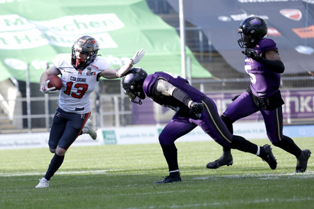 American Football-Spiel Frankfurt Galaxy vs. Cologne Centurions in Frankfurt