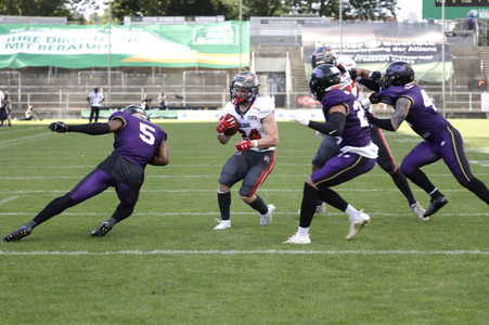 American Football-Spiel Frankfurt Galaxy vs. Cologne Centurions in Frankfurt