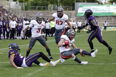 American Football-Spiel Frankfurt Galaxy vs. Cologne Centurions in Frankfurt