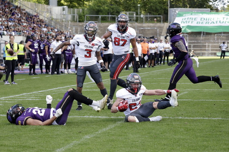 American Football-Spiel Frankfurt Galaxy vs. Cologne Centurions in Frankfurt