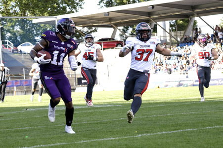 American Football-Spiel Frankfurt Galaxy vs. Cologne Centurions in Frankfurt