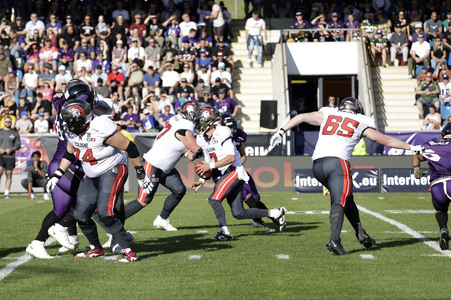 American Football-Spiel Frankfurt Galaxy vs. Cologne Centurions in Frankfurt