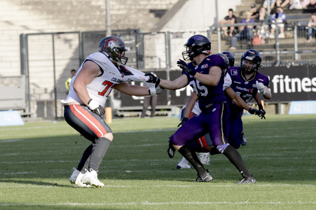 American Football-Spiel Frankfurt Galaxy vs. Cologne Centurions in Frankfurt