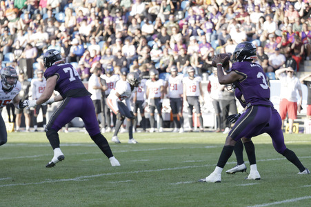American Football-Spiel Frankfurt Galaxy vs. Cologne Centurions in Frankfurt