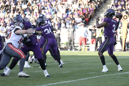 American Football-Spiel Frankfurt Galaxy vs. Cologne Centurions in Frankfurt