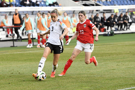 Frauenfußball-Länderspiel Deutschland gegen Österreich in Hannover