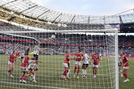 Frauenfußball-Länderspiel Deutschland gegen Österreich in Hannover