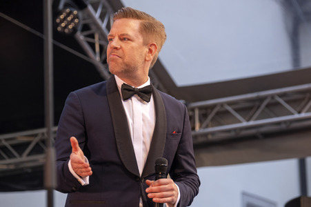 Konzert von Tom Gaebel mit der Lumberjack Swing-Band in Uhingen