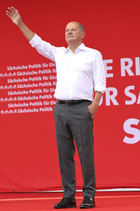 Landtagswahlkampfveranstaltung der SPD in Dresden