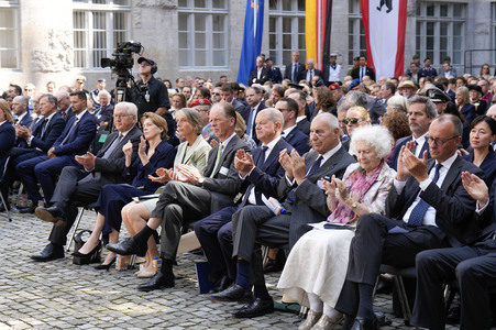 Gedenkveranstaltung zum 80. Jahrestag des Aufstands gegen Nationalsozialistische Gewaltherrschaft in Berlin