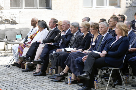 Gedenkveranstaltung zum 80. Jahrestag des Aufstands gegen Nationalsozialistische Gewaltherrschaft in Berlin