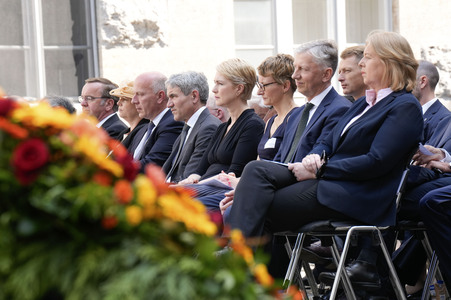 Gedenkveranstaltung zum 80. Jahrestag des Aufstands gegen Nationalsozialistische Gewaltherrschaft in Berlin