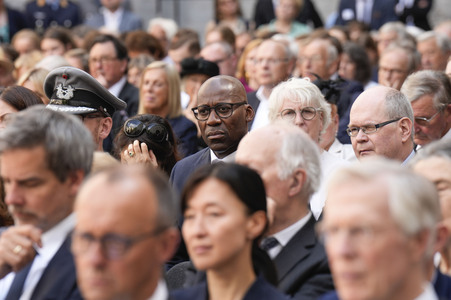 Gedenkveranstaltung zum 80. Jahrestag des Aufstands gegen Nationalsozialistische Gewaltherrschaft in Berlin