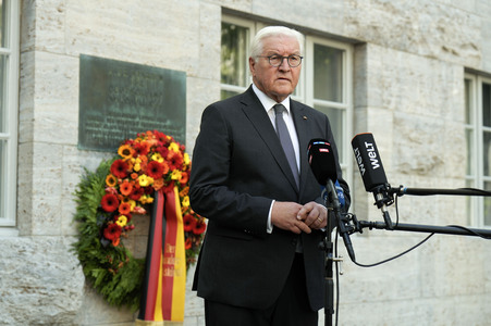 Gedenkveranstaltung zum 80. Jahrestag des Aufstands gegen Nationalsozialistische Gewaltherrschaft in Berlin