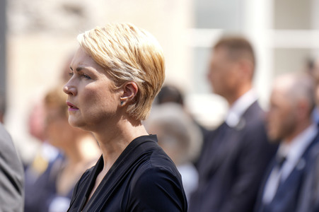 Gedenkveranstaltung zum 80. Jahrestag des Aufstands gegen Nationalsozialistische Gewaltherrschaft in Berlin