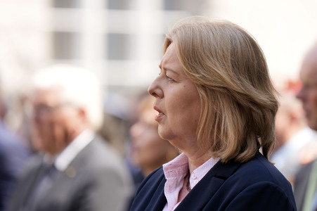 Gedenkveranstaltung zum 80. Jahrestag des Aufstands gegen Nationalsozialistische Gewaltherrschaft in Berlin