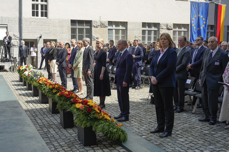 Gedenkveranstaltung zum 80. Jahrestag des Aufstands gegen Nationalsozialistische Gewaltherrschaft in Berlin