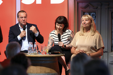 Landtagswahlkampfveranstaltung der SPD in Leipzig