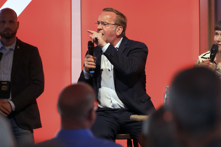 Landtagswahlkampfveranstaltung der SPD in Leipzig