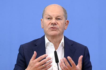 Bundespressekonferenz Aktuelle Themen der Innen- und Außenpolitik in Berlin