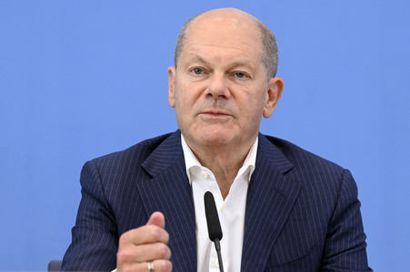 Bundespressekonferenz Aktuelle Themen der Innen- und Außenpolitik in Berlin