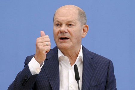 Bundespressekonferenz Aktuelle Themen der Innen- und Außenpolitik in Berlin