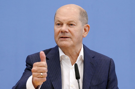 Bundespressekonferenz Aktuelle Themen der Innen- und Außenpolitik in Berlin