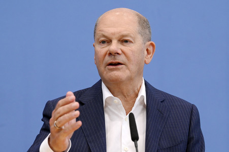 Bundespressekonferenz Aktuelle Themen der Innen- und Außenpolitik in Berlin