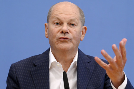 Bundespressekonferenz Aktuelle Themen der Innen- und Außenpolitik in Berlin