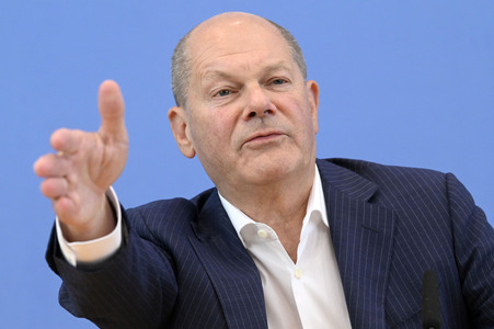 Bundespressekonferenz Aktuelle Themen der Innen- und Außenpolitik in Berlin