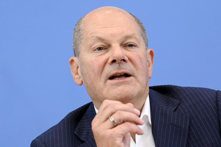 Bundespressekonferenz Aktuelle Themen der Innen- und Außenpolitik in Berlin