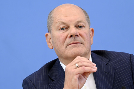 Bundespressekonferenz Aktuelle Themen der Innen- und Außenpolitik in Berlin