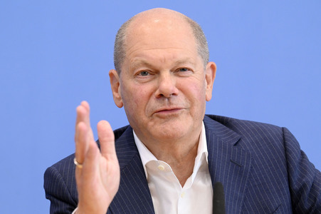 Bundespressekonferenz Aktuelle Themen der Innen- und Außenpolitik in Berlin