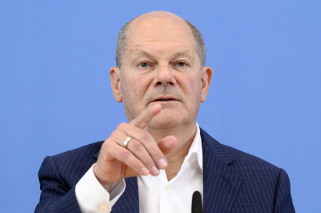 Bundespressekonferenz Aktuelle Themen der Innen- und Außenpolitik in Berlin