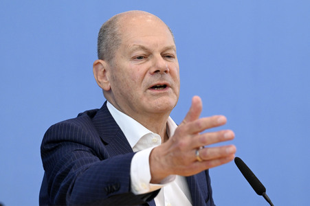 Bundespressekonferenz Aktuelle Themen der Innen- und Außenpolitik in Berlin