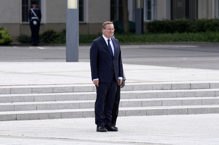 Empfang des Verteidigungsministers des Vereinigten Königreichs in Berlin