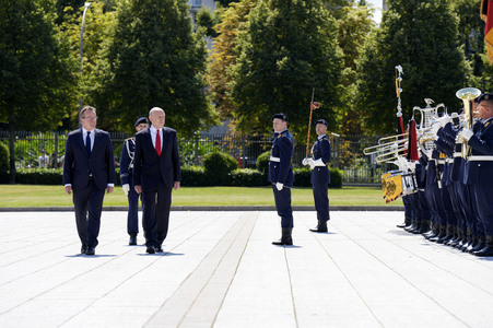 Empfang des Verteidigungsministers des Vereinigten Königreichs in Berlin