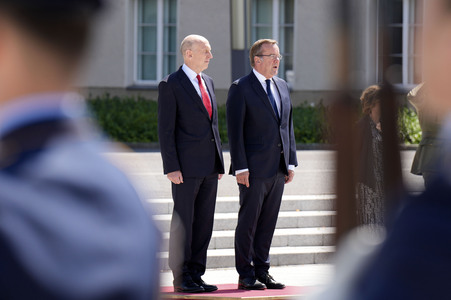 Empfang des Verteidigungsministers des Vereinigten Königreichs in Berlin