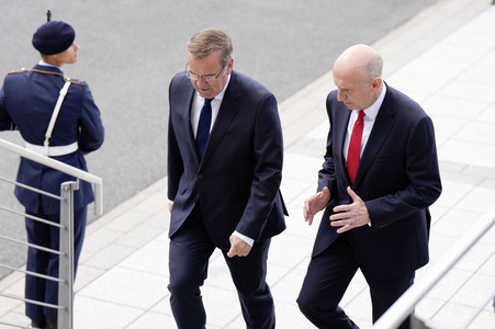 Empfang des Verteidigungsministers des Vereinigten Königreichs in Berlin