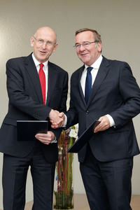 Empfang des Verteidigungsministers des Vereinigten Königreichs in Berlin