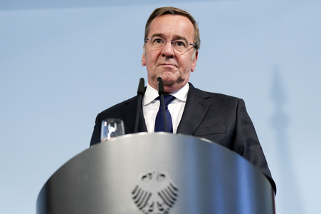 Empfang des Verteidigungsministers des Vereinigten Königreichs in Berlin