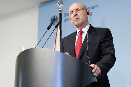 Empfang des Verteidigungsministers des Vereinigten Königreichs in Berlin